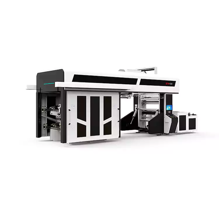 4-8 రంగులు Flexographic Ci ప్లాస్టిక్ ఫ్లెక్సో ప్రింటింగ్ మెషిన్