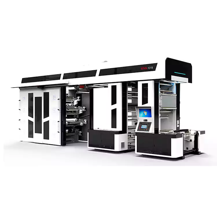 8 రంగుల ఫ్లెక్సోగ్రాఫిక్ ప్రింటింగ్ ప్రెస్‌లు షాపింగ్ బ్యాగ్ ప్రింటింగ్ కోసం అనుకూలీకరించబడ్డాయి